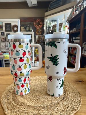 40oz Holiday Tumbler