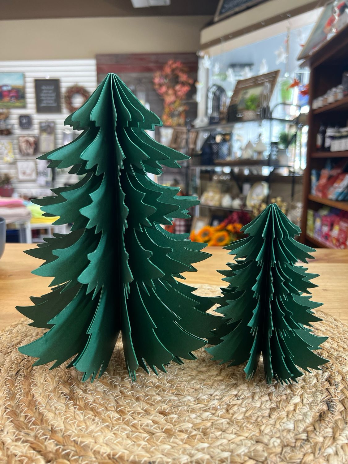 Folded Paper Trees