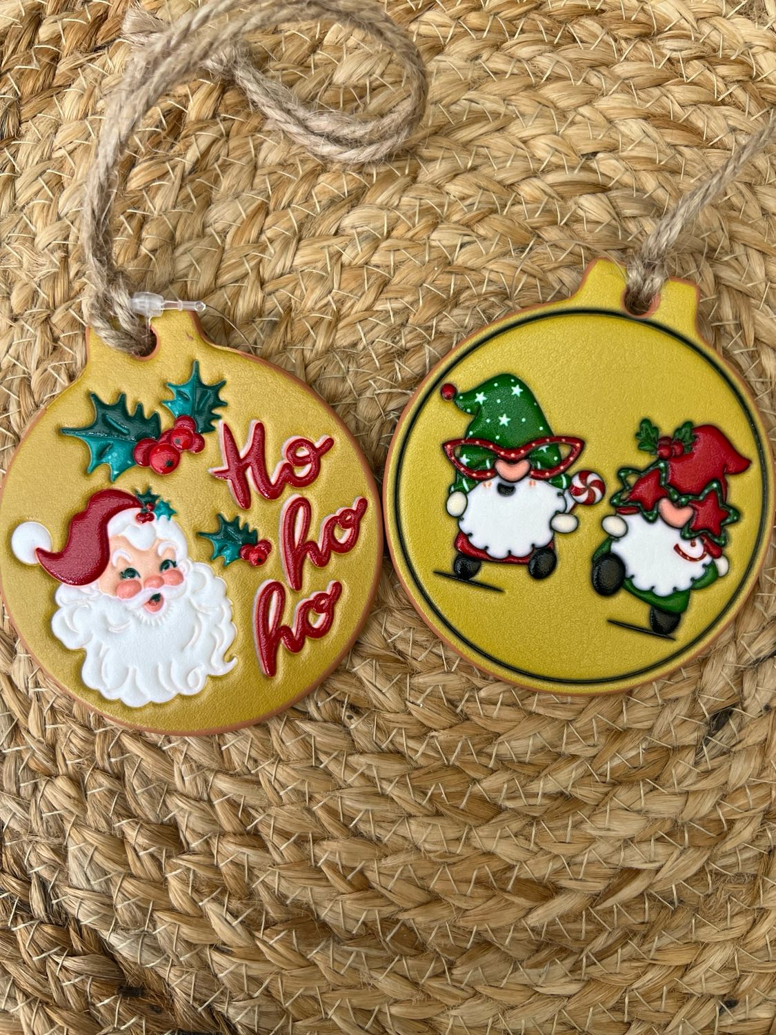 Leather Christmas Ornament