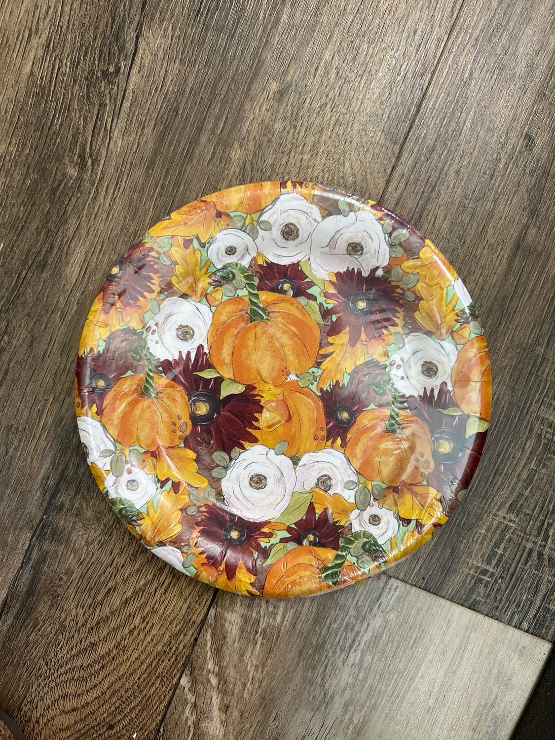 Fall Foliage Round Dessert Plate Fall Foliage Round Dessert Plate