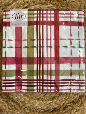 Merry Berry Plaid Luncheon Napkin