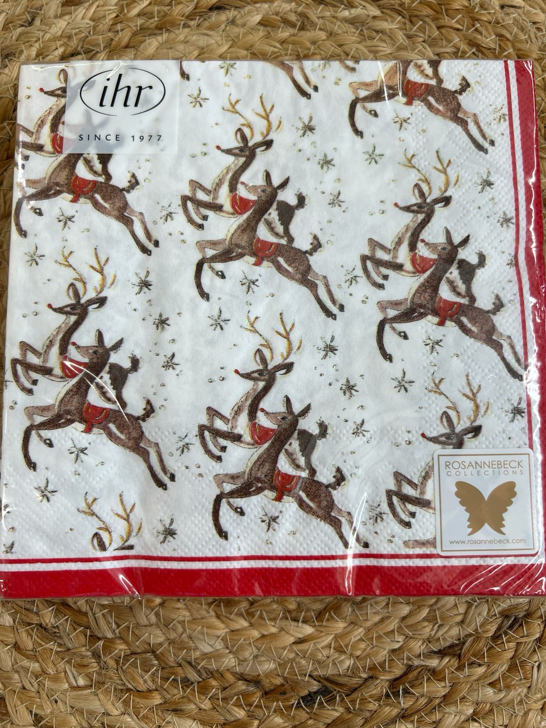 Reindeer Pattern Lunch Napkin