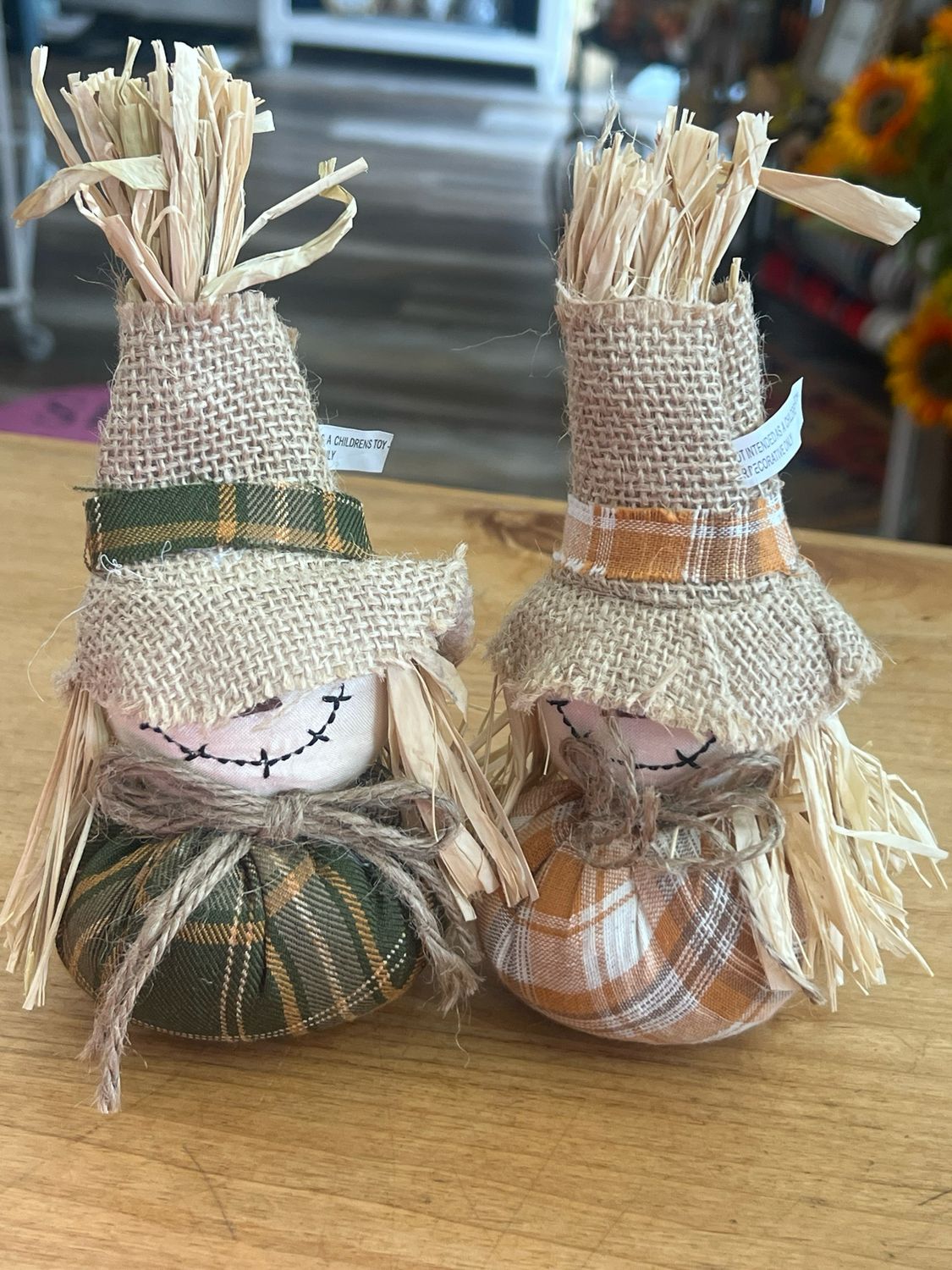 7" Scarecrow Gnomes 7" Scarecrow Gnomes
