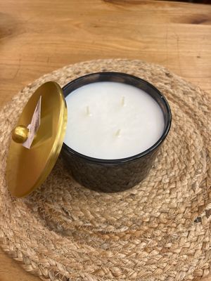 Thymes Noir Woods 3 Wick Candle