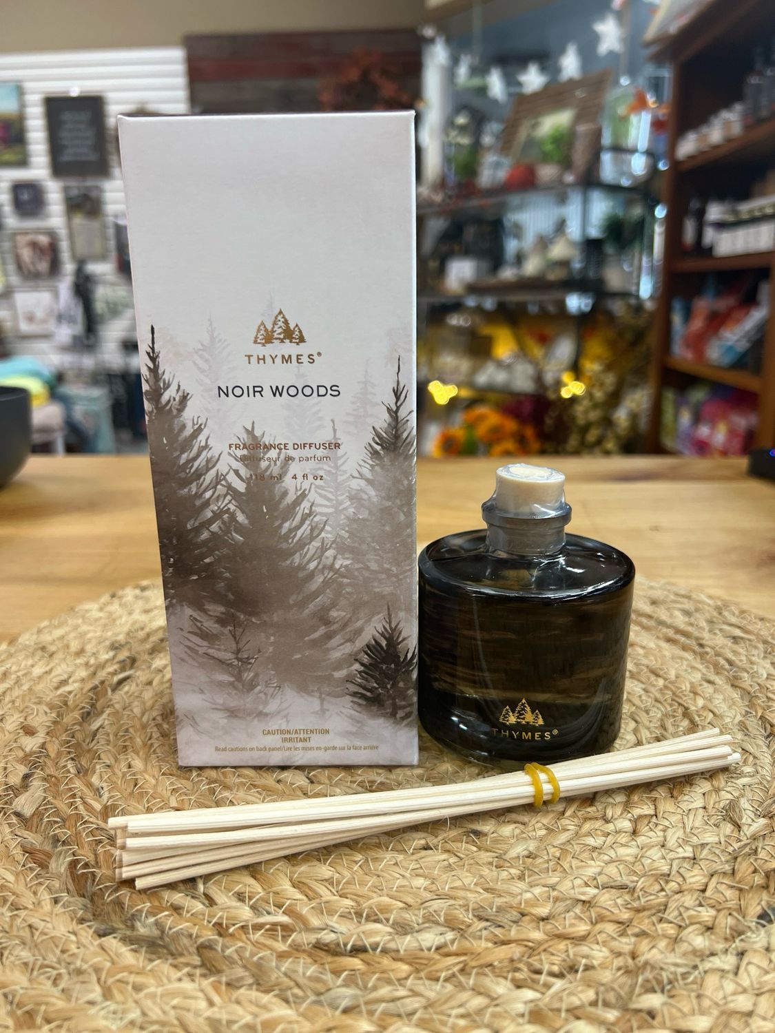 Thymes Noir Woods Petite Diffuser