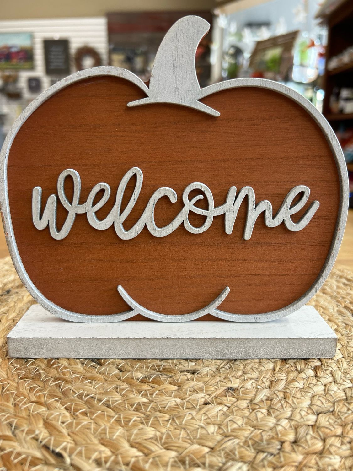 Welcome Laser Fall Pumpkin Welcome Laser Fall Pumpkin