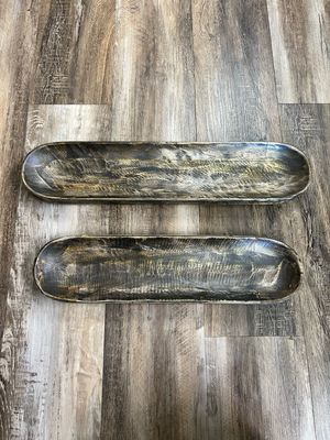 Oblong Mango Wood Tray