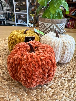 Velvet Woven Pumpkins