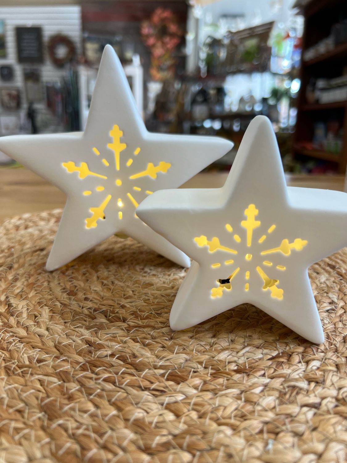 Lighted Star Table Decor