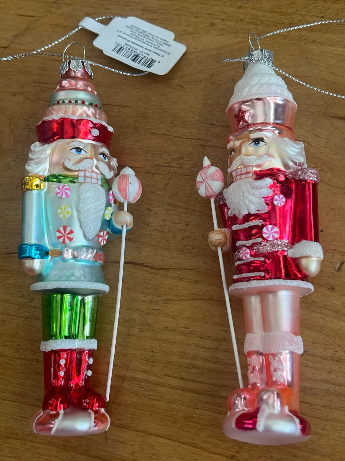 6&quot; Glass Nutcracker Ornament