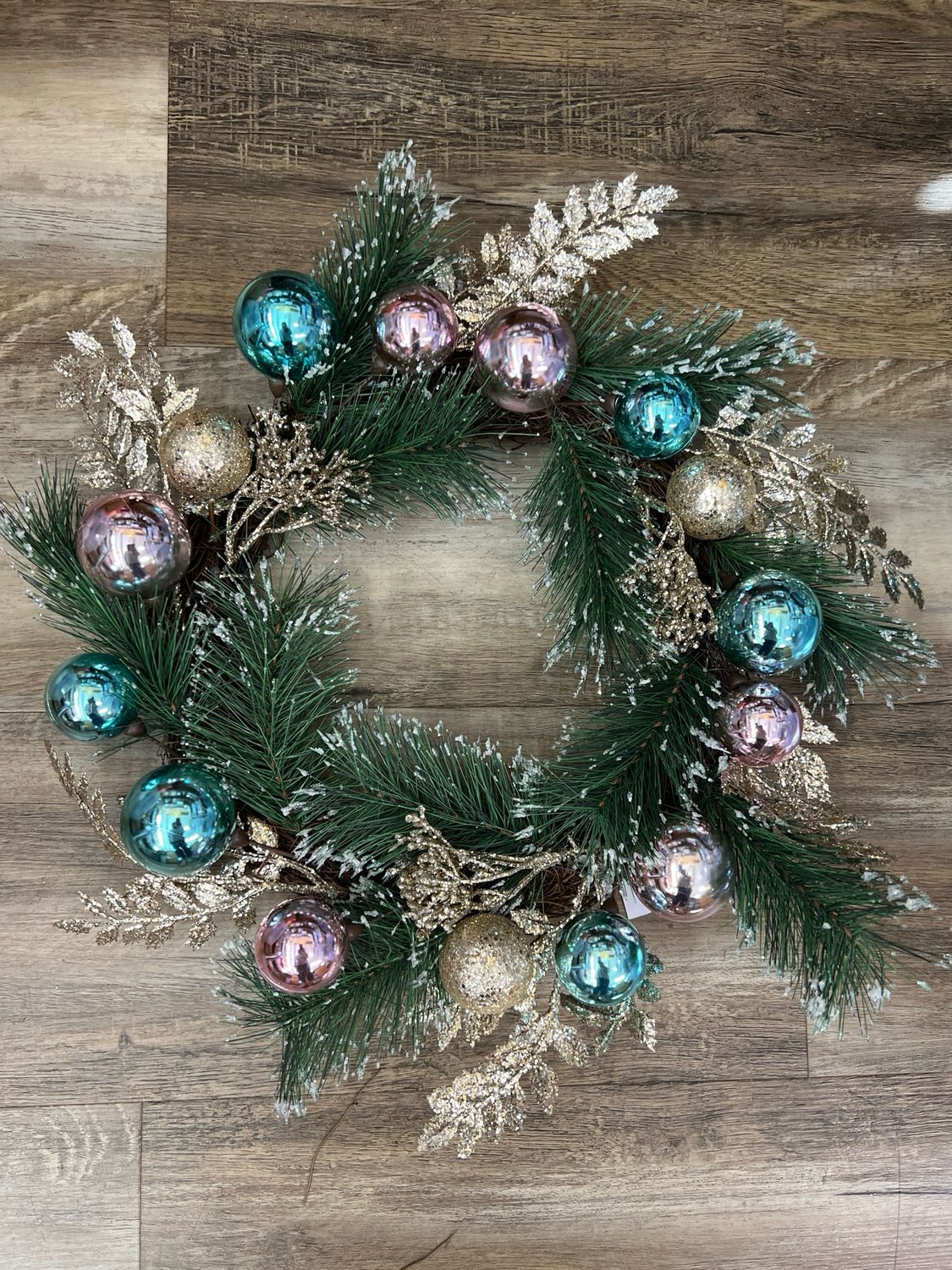Pastel Ornament Artificial Wreath