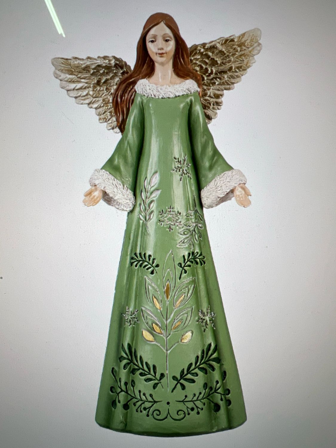 12" Shades of Green Garden Angel 12" Shades of Green Garden Angel