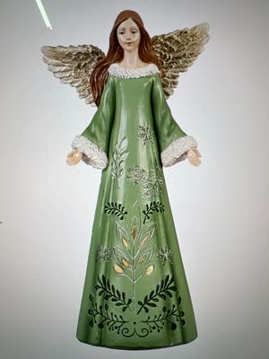12" Shades of Green Garden Angel 12" Shades of Green Garden Angel