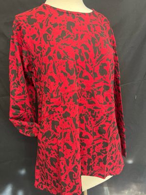 Wild Palms Abstract Print Wine Top