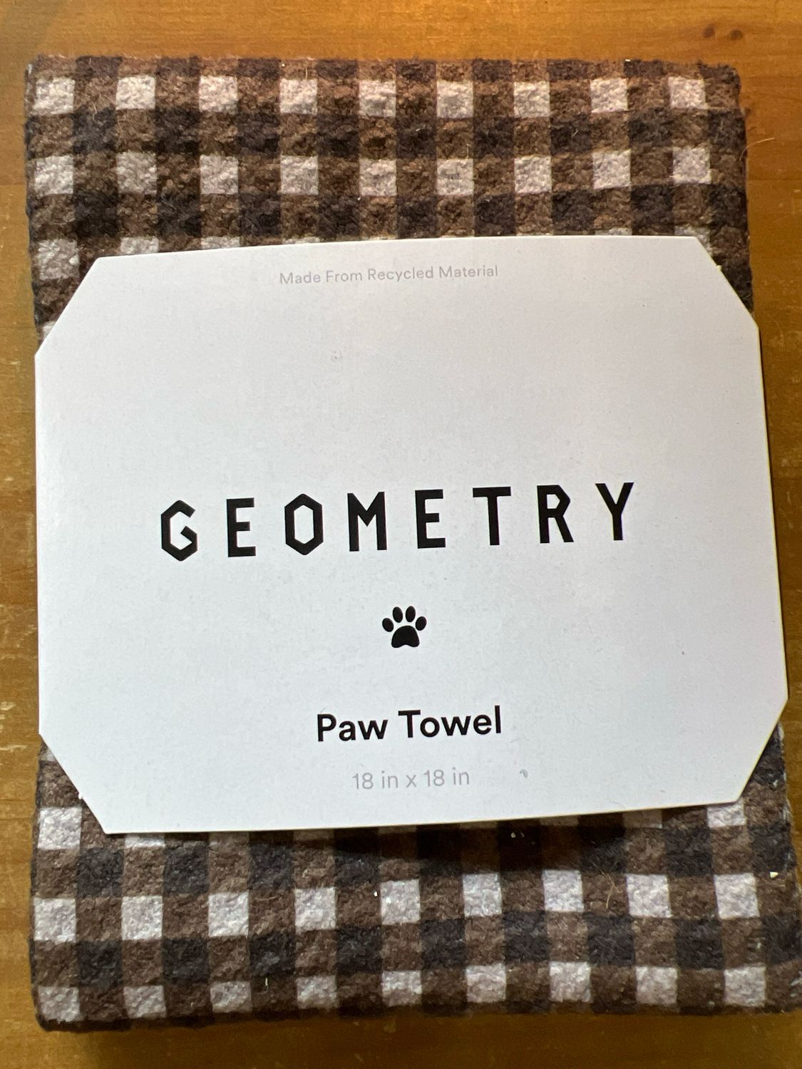 Geometry Paw Towel