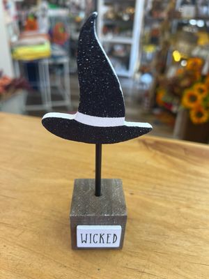 Glitter Witch Halloween Decor