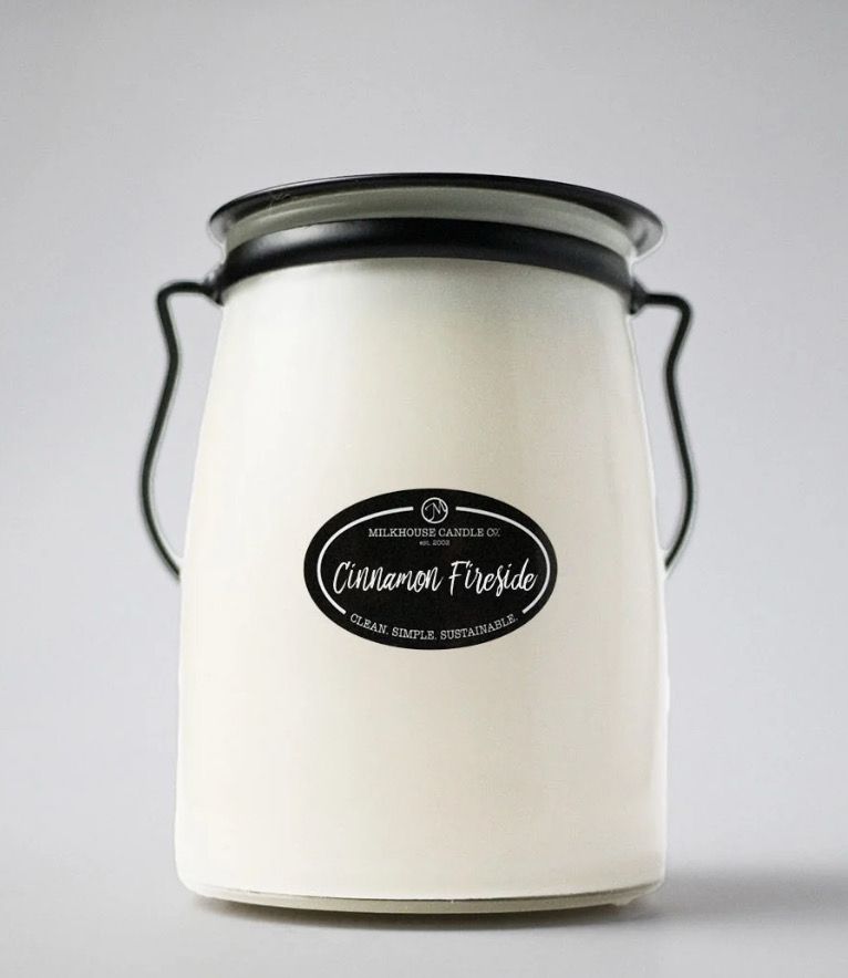 Milkhouse Cinnamon Fireside 22oz Creamery Jar