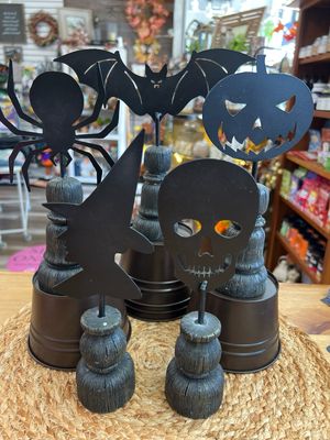 Halloween Spindle Decor Halloween Spindle Decor