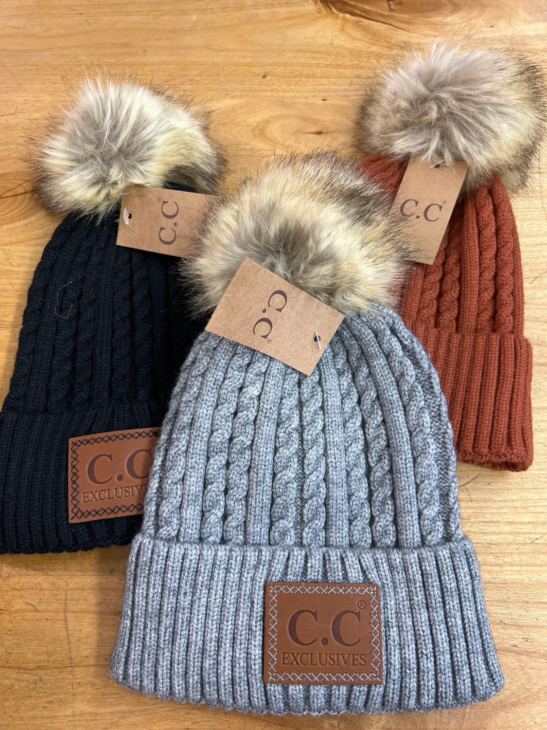 CC Large Patch Pom Hat