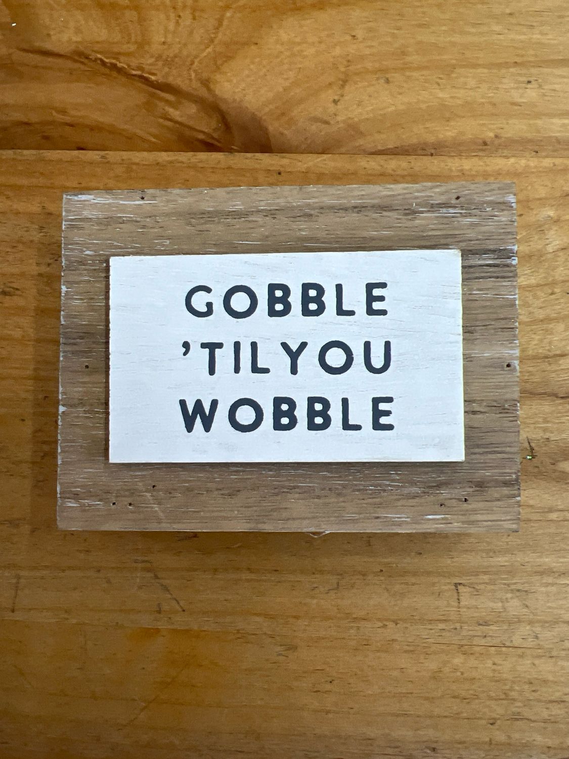 Gobble Washed Fall Block