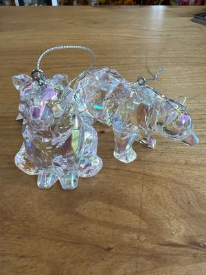 Acrylic Polar Bear Ornament