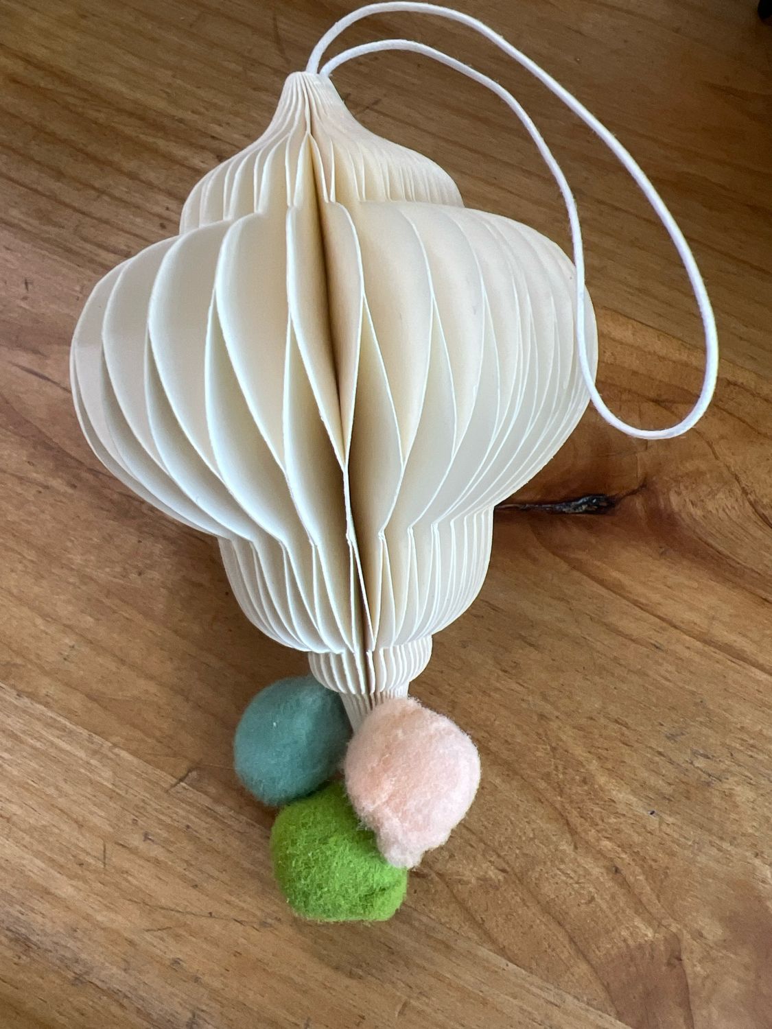 Pom Pom Honeycomb Ornament