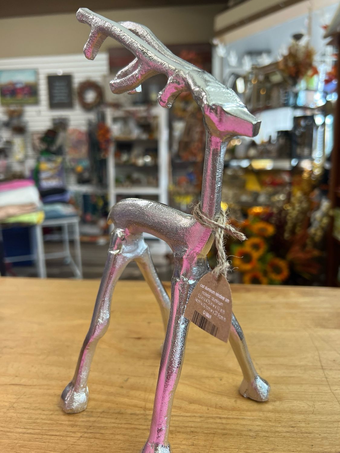 Cast Aluminum Deer Figurine Cast Aluminum Deer Figurine