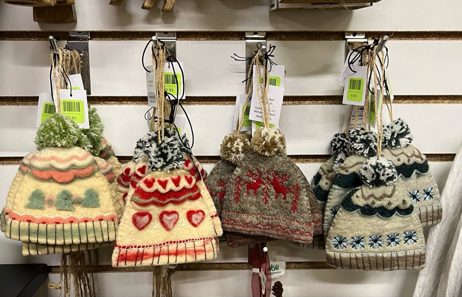 Handmade Wool Hat Ornament