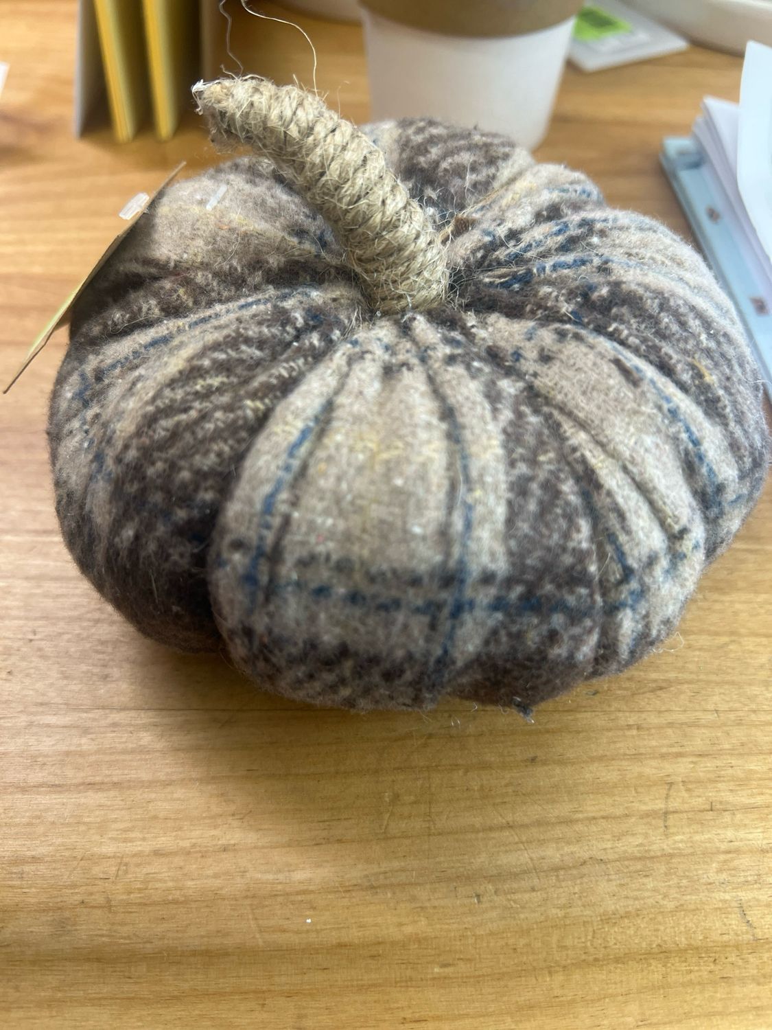 MD Montana Plaid Pumpkin