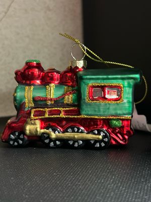 4&quot; Glass North Pole Express Ornament