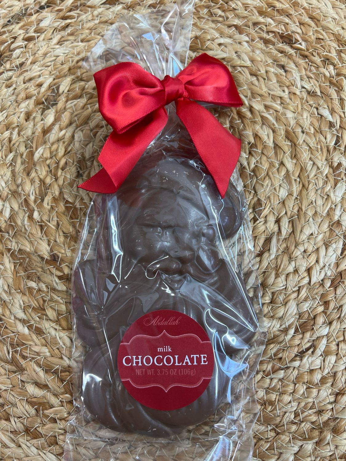 Abdallah 3.75oz Milk Chocolate Santa Face