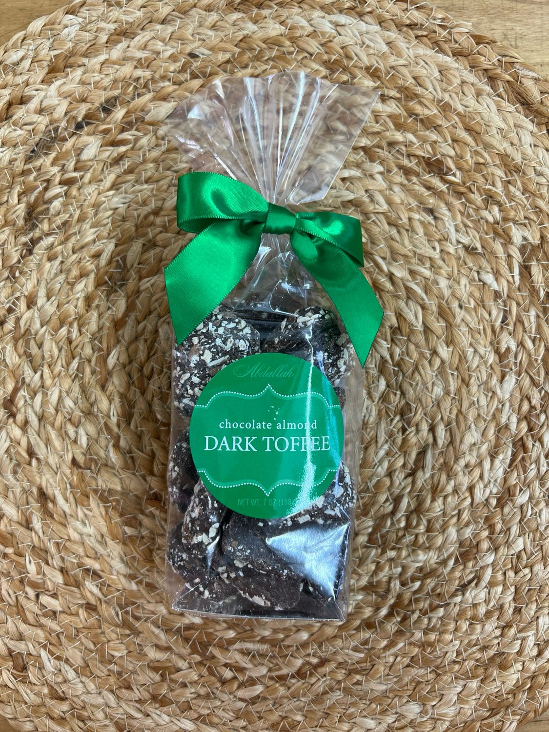 Abdallah 7oz Butter Almond Dark Chocolate Toffee
