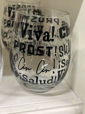 Viva! Stemless Wine Glass