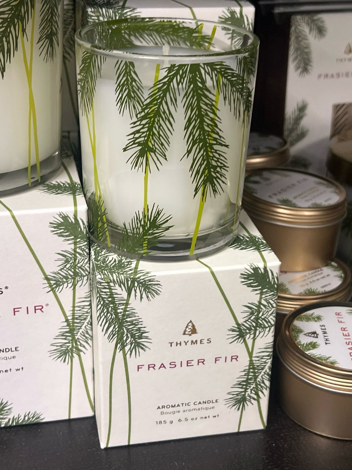Thymes Frasier Fir Poured Pine Needle Candle