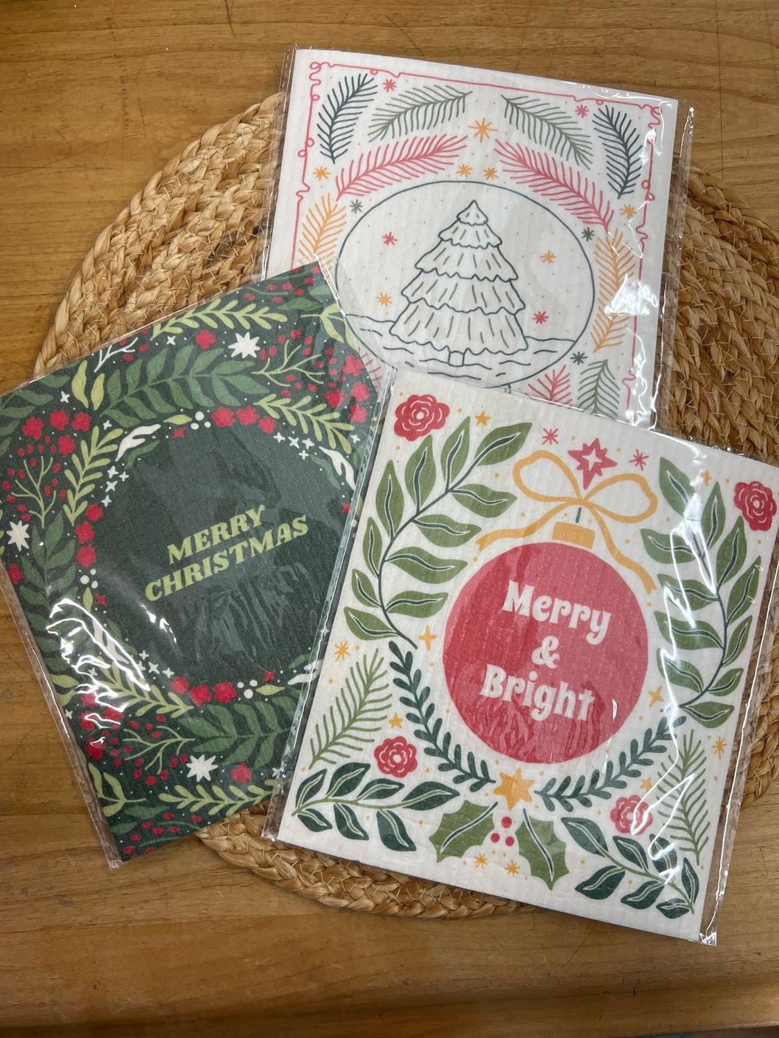 Holiday Cellulose Sponge Cloth Holiday Cellulose Sponge Cloth
