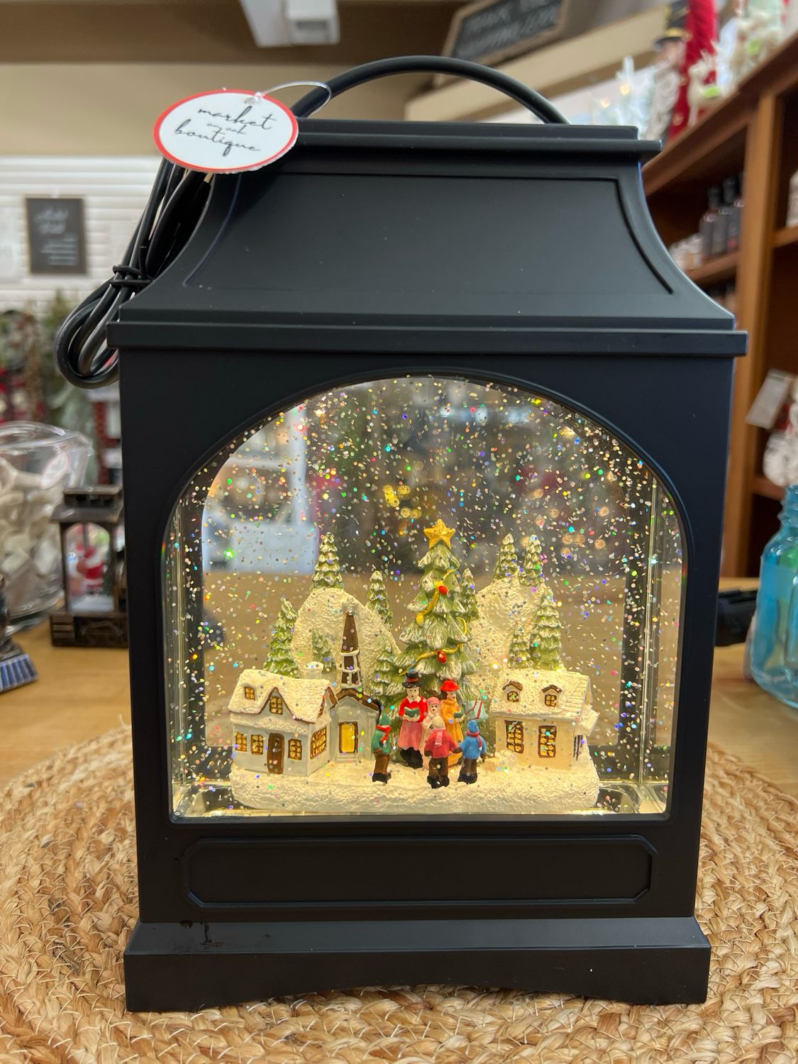 11&quot; Town Carolers Water Lantern