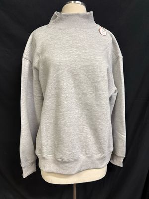Mock Neck Sweatshirt - Heather