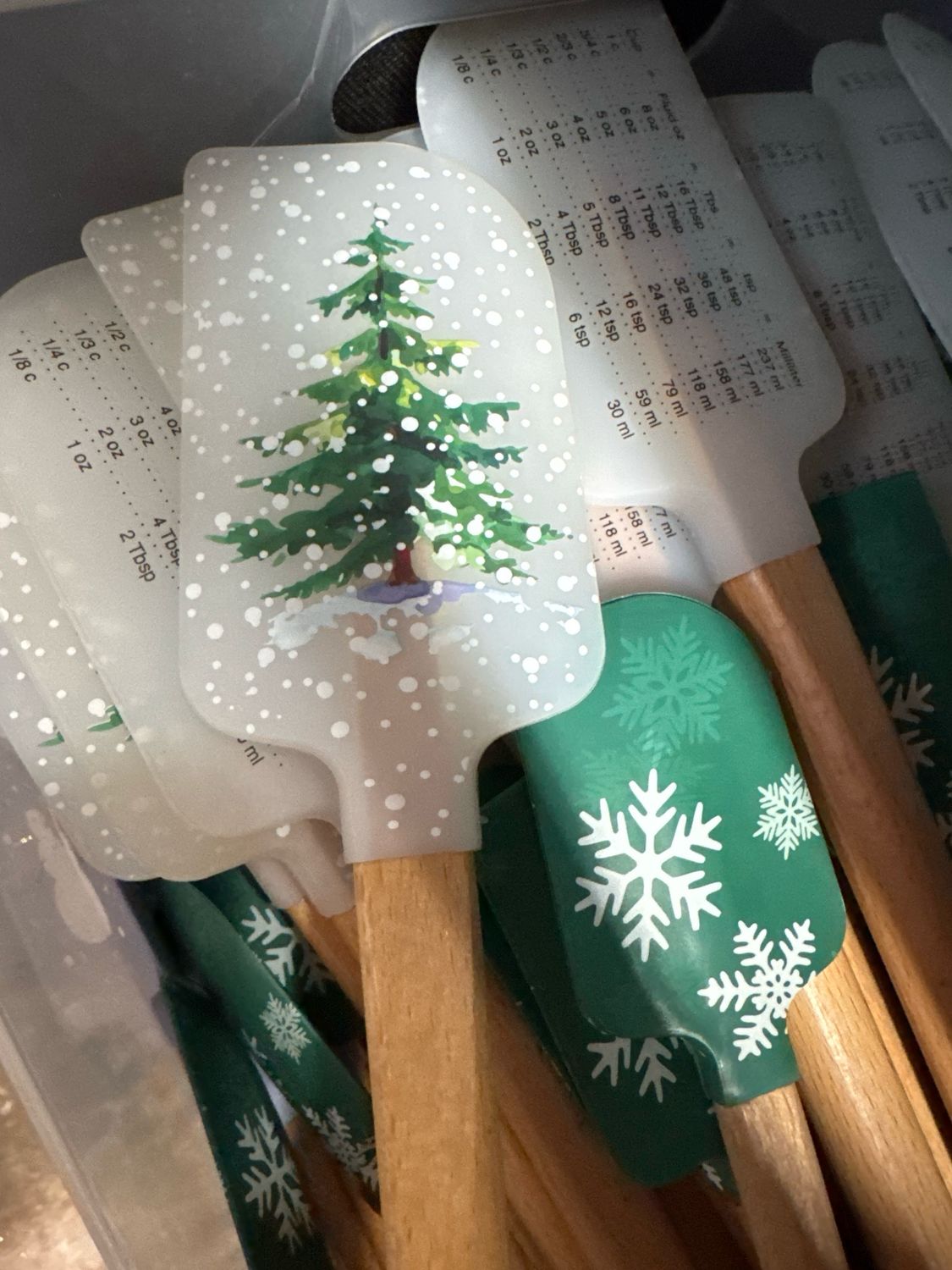 Set/2 Tree Silicone Spatulas Set/2 Tree Silicone Spatulas