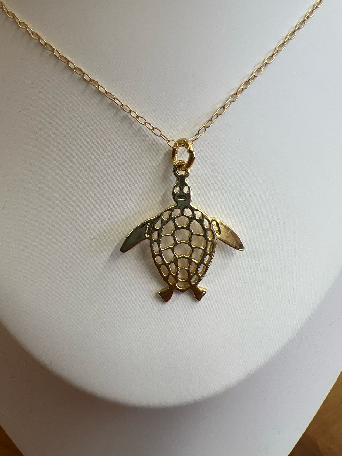 Gold Filled Honu Turtle Necklace