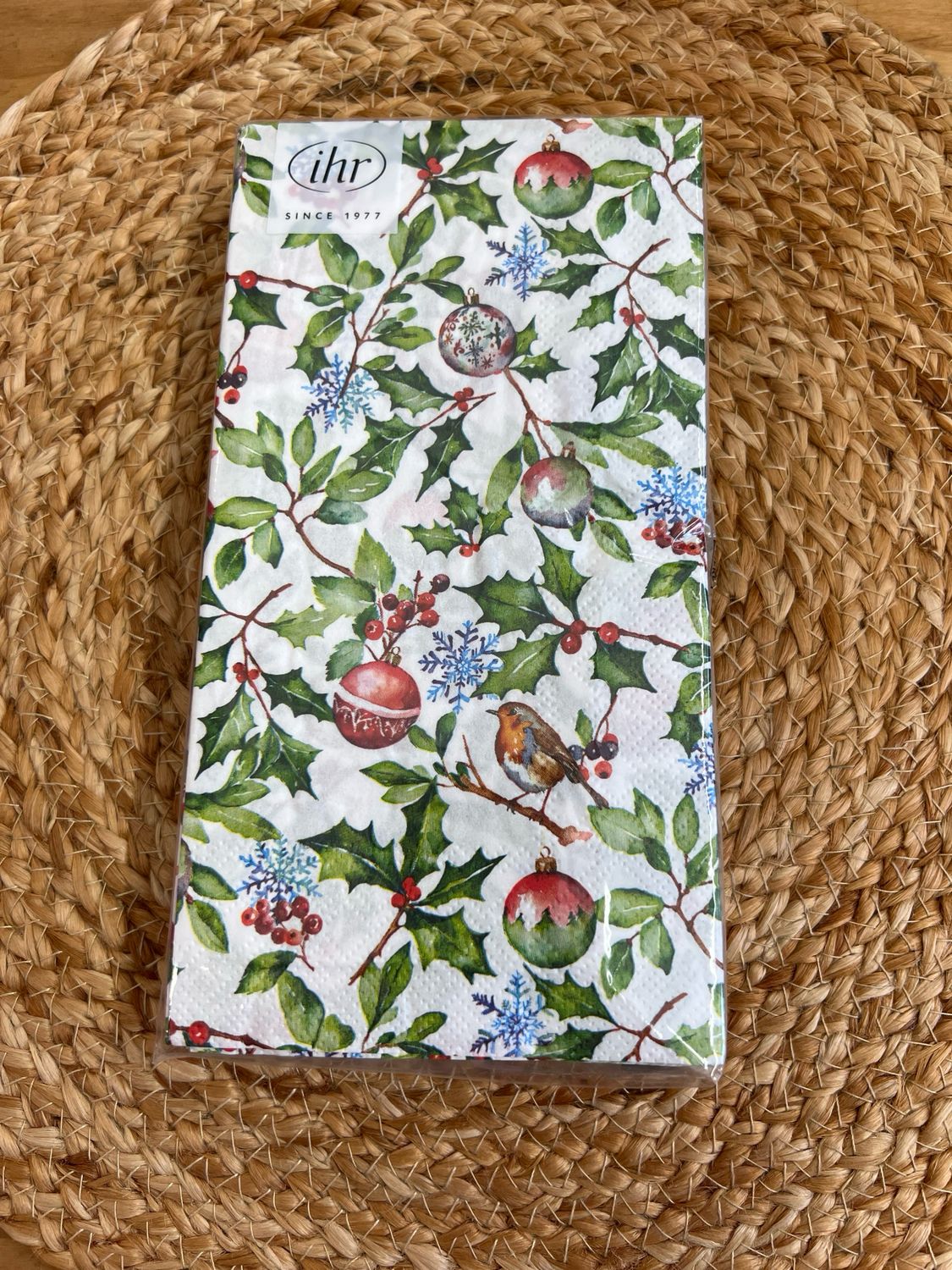 Christmas Holly Guest Towels