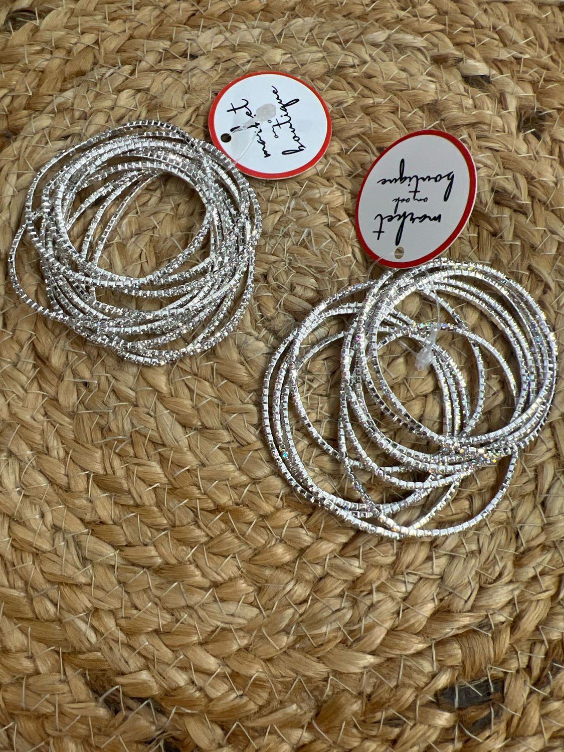 Strings of Rhinestones Bracelet Set