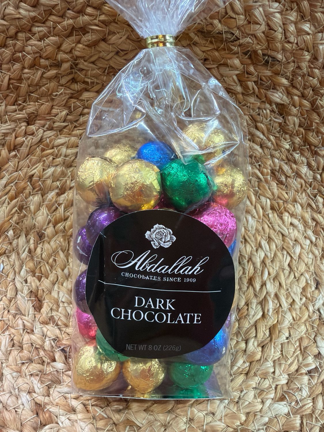Abdallah 9oz Foiled Dark Chocolate Balls