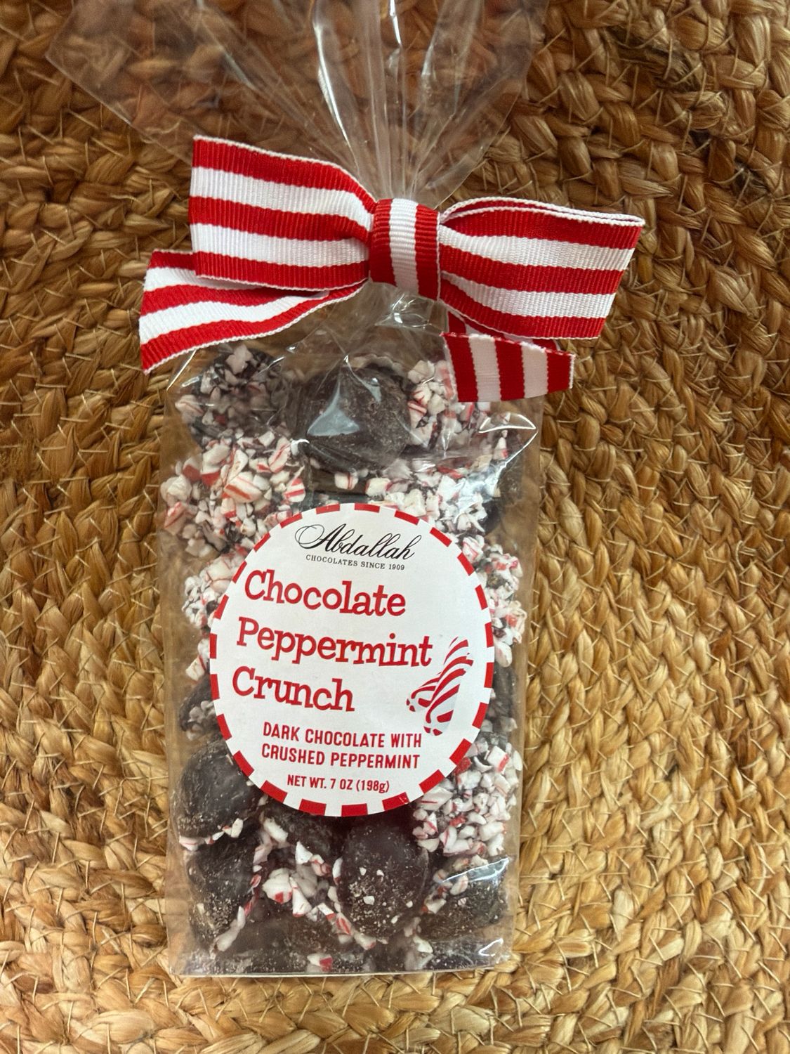 Abdallah 7oz Dark Chocolate Peppermint Crunch