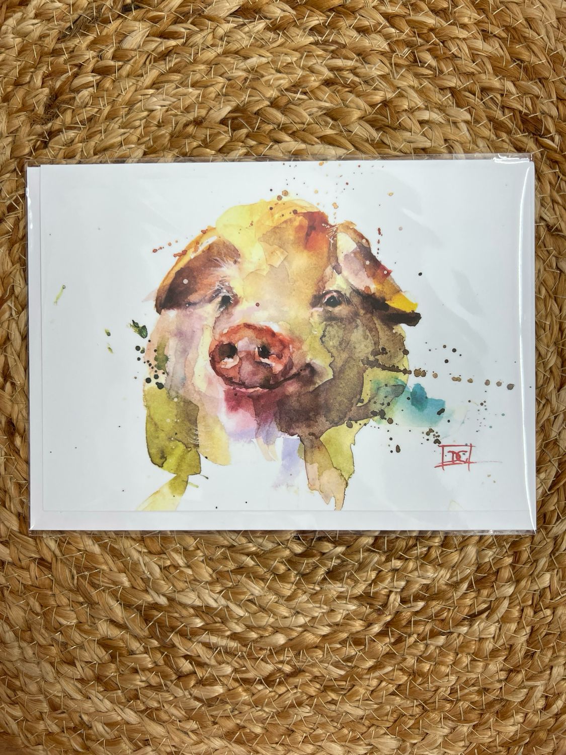 Dean Crouser Oink Greeting Card Dean Crouser Oink Greeting Card