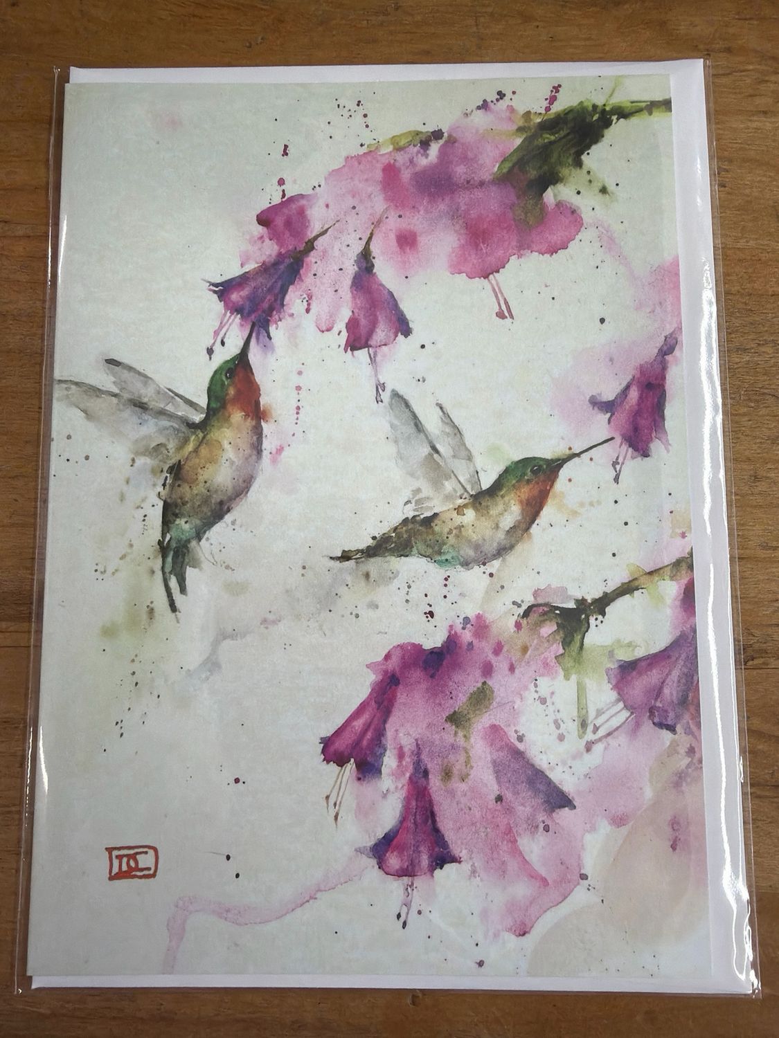 Dean Crouser Hummingbirds &amp; Florals Card