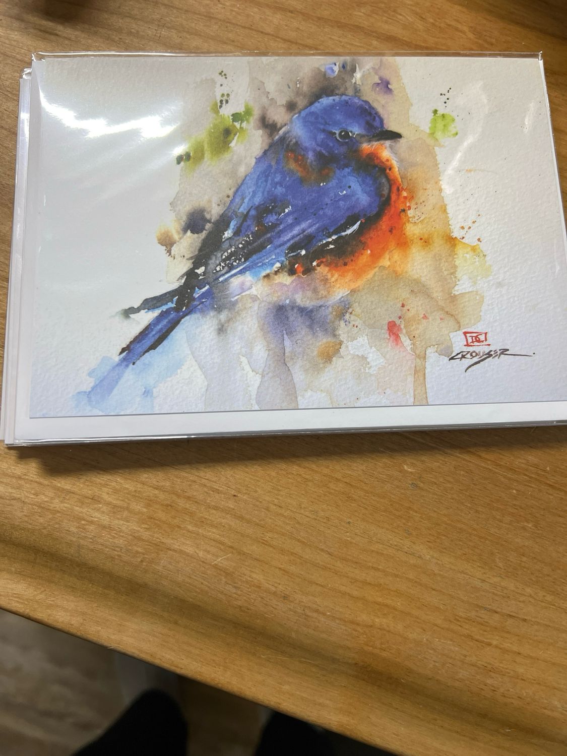 Dean Crouser Springtime Bluebird Card Dean Crouser Springtime Bluebird Card