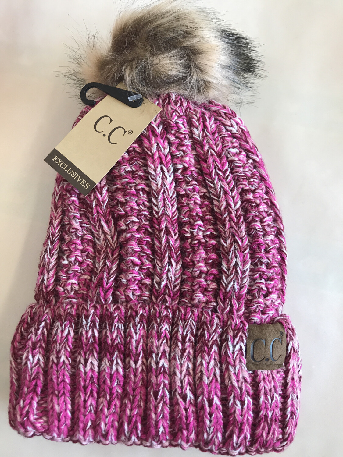 CC Lined Pom Hat CC Lined Pom Hat