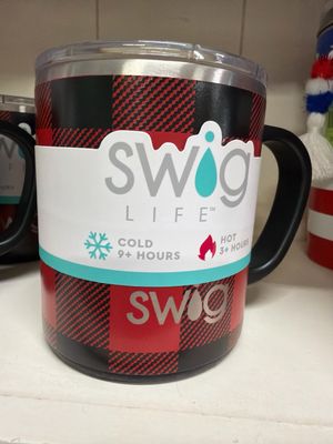 SWIG 12oz Camper Mug Flannel Red SWIG 12oz Camper Mug Flannel Red