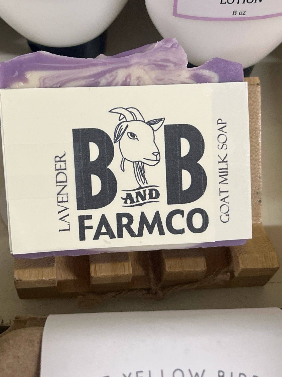 B&B Goats Milk Soap - Lavender B&B Goats Milk Soap - Lavender