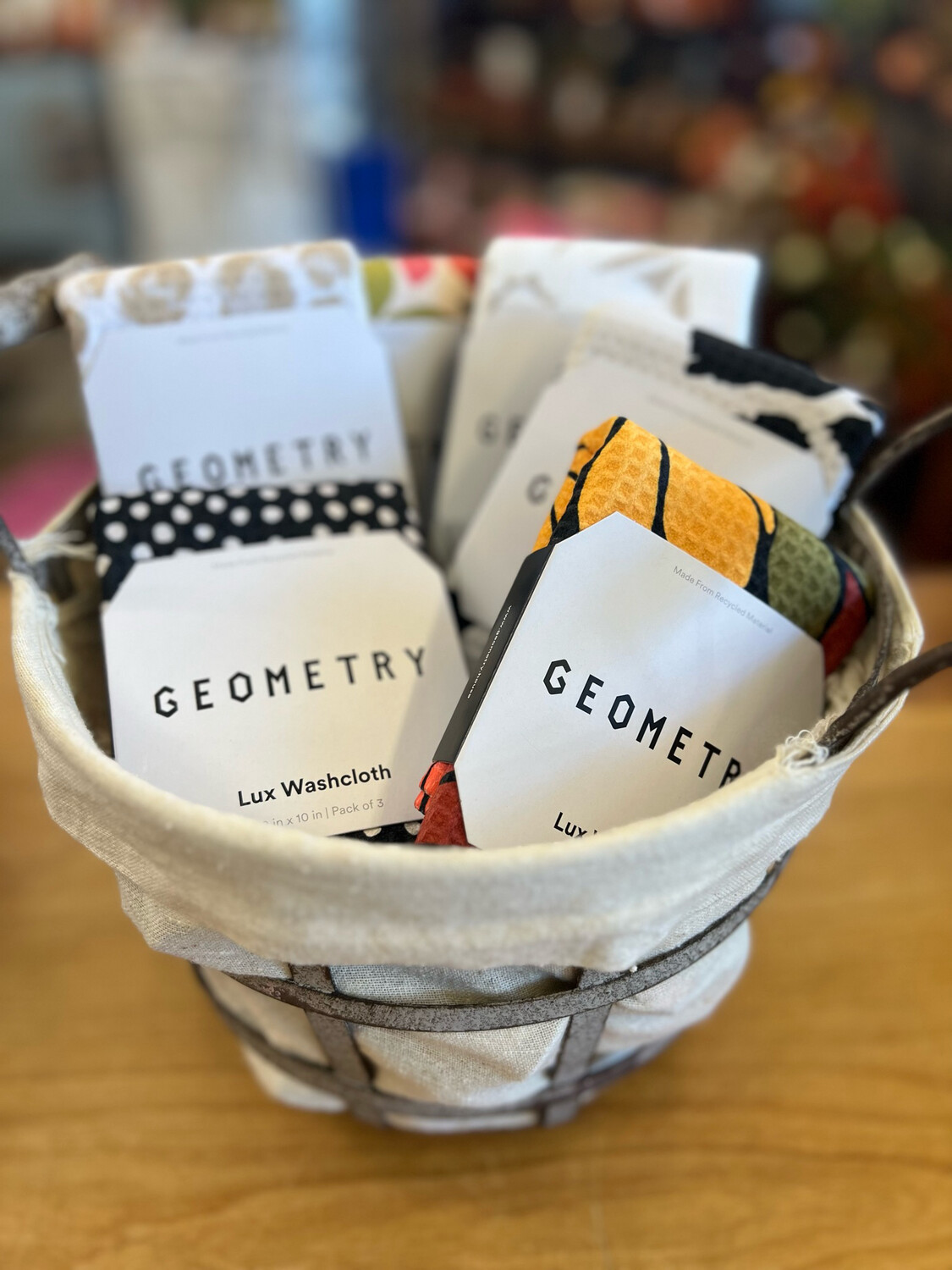 Geometry LUXE Wash Cloths -Set/3